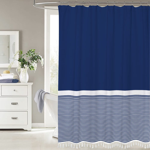 Wayfair Blue & Green Shower Curtains & Shower Liners You'll Love in 2023